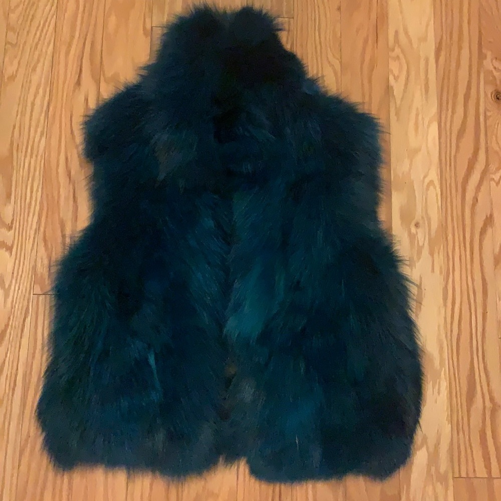Adrienne Landau Fox Fur Vest